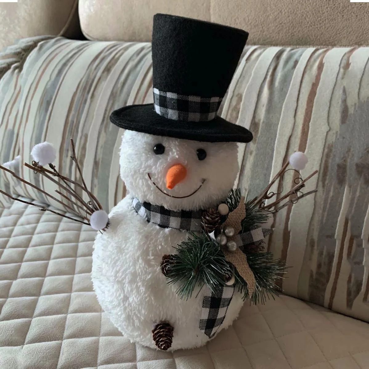 

Christmas Dolls Ornaments Snowman 2022 Merry Christmas Decoration for Home Pendant New Year Gift Cute Surprise Doll for Child
