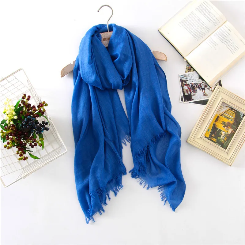 

Nieuwe Effen Katoenen Sjaal Zacht En Grote Maat Vrouwen Sjaals Pashmina Lady Winter Sjaals Snoep Kleur Wrap Hijaabs