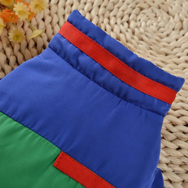 Зимний пуховик для собаки теплая одежда маленьких и средних собак костюм щенка