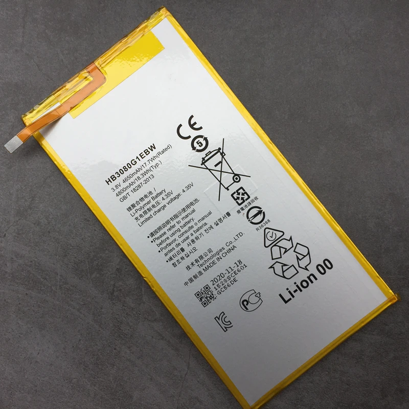 100% New Original 4800mAh HB3080G1EBW For Huawei MediaPad M3 Lite 8.0" / CPN-W09 CPN-AL00 CPN-L09 Battery | Мобильные телефоны