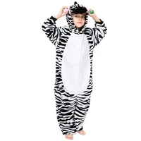 children kigurumis onesies cartoon zebra kids pajama suit homewear girl boy party jumpsuit cosplay sleepwear child costume