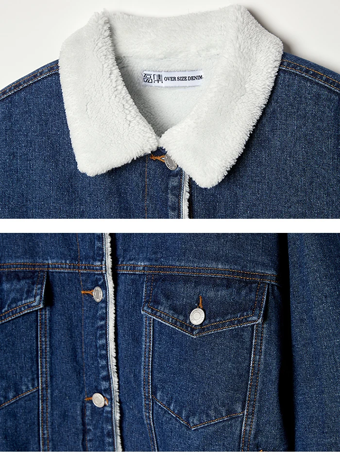 Женская теплая джинсовая куртка LEIJIJEANS, повседневная куртка из денима с начесом, новая модель 9250R большого размера на зиму