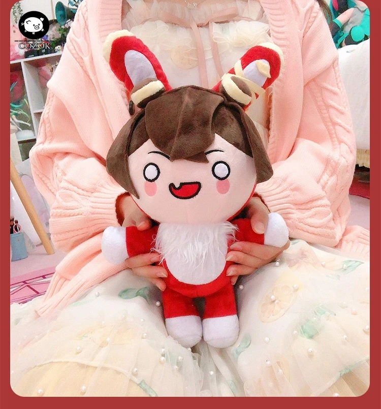 

NEW Game Genshin Impact Amber Cute Rabbit Ear Doll Plush Stuffed Toy 40cm Anime Cosplay Cartoon Pillow Xmas Birthday Gift 40cm