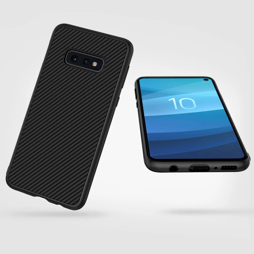 Nillkin Synthetic fiber для samsung S10e чехол из углеродного волокна PP пластиковая задняя крышка для samsung Galaxy S10e чехол Роскошный 5,8''