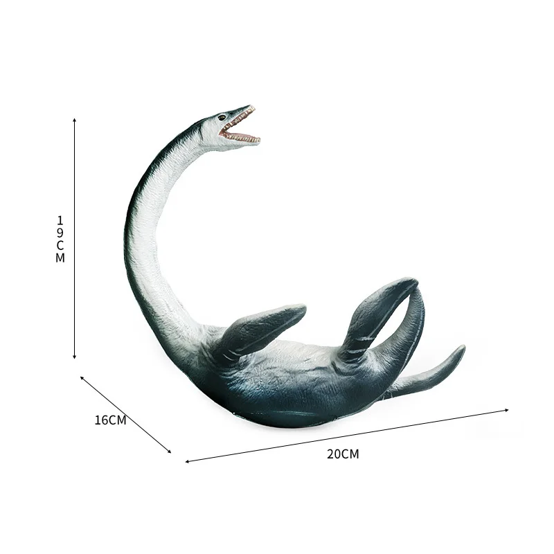 Plesiosaur модели животных фигурку мягкие Пластик с хлопком экшн фигурки коллекция