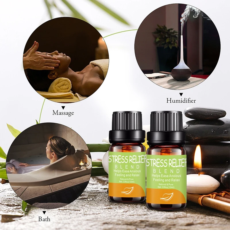 10 мл композиция из эфирных масел растение успокаивающее эфирное масло для снятия