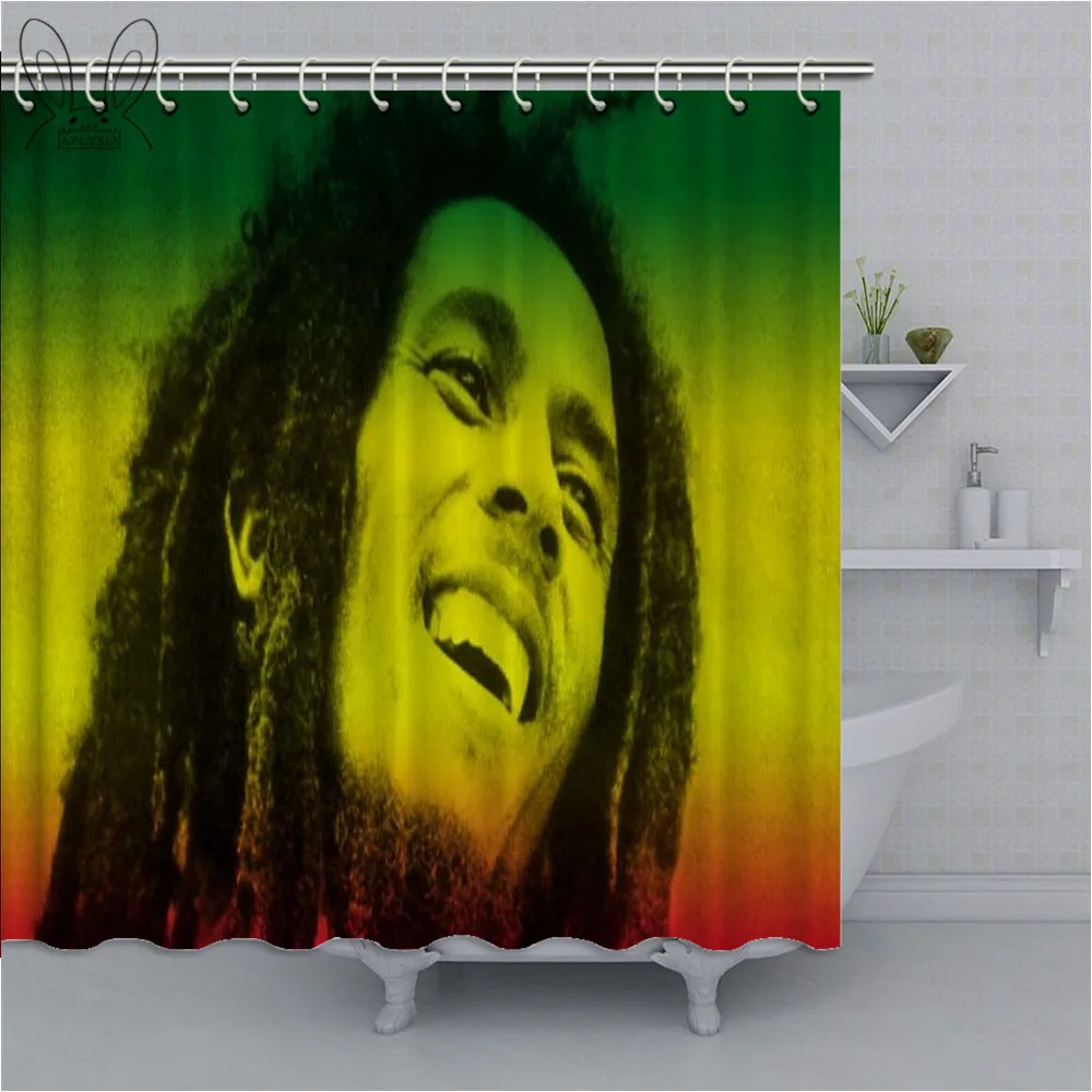 Красочная занавеска для душа APLYSIA экологически чистая Водонепроницаемая ванной