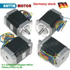 Набор чпу DE Ship, 4 шт., шаговый двигатель Nema 23 270Oz-in 180Ncm 3A для 3D принтера, роутер 23HS8430 76 мм