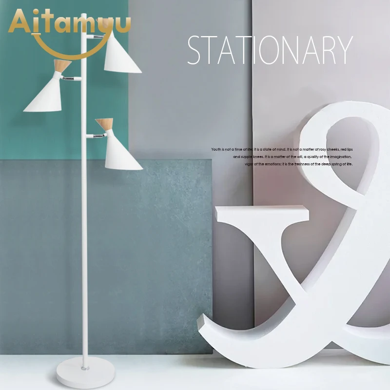 Гостиная Напольная Лампа американская светодиодная Складная стоячая лампа для