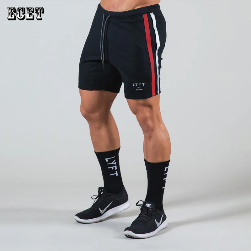 

Summer new style cotton patchwork casual pants streetwear fashion outdoor sports pants jogger fitness exercise men's shorts