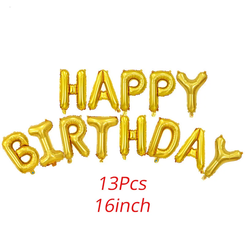 1set HB balloons Поздравление 30 лет 30 день рождения украшения для взрослых бумажный баннер гирлянда из букв 40 50 60 70 лет вечерние украшения - Цвет: 1set HB balloons