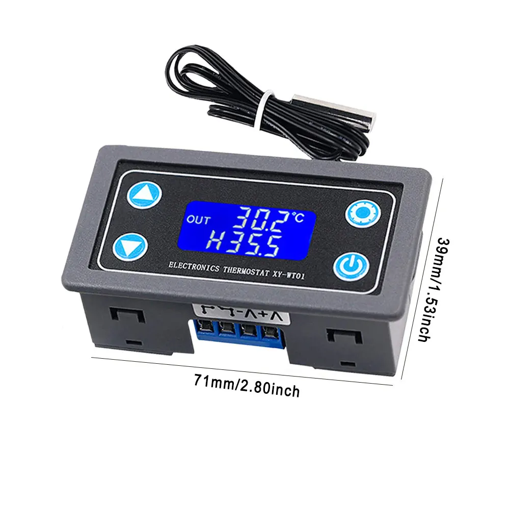 

Temperature Controller Thermostat Dual XY-WT01 High Precision LCD Digital Temperature Regulator Detector Temp Meter Heat Cooler