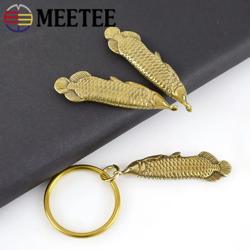 Ретро Твердый латунный автомобильный брелок с пряжками поясной бумажник ремень