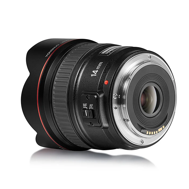 YN 14mm f2.8 Ultra-wide Angle Lens Full Frame Large Aperture AF Fixed Focus for CANON 7D 5D 70D Nikon D300 D550 D3000 DSLR | Электроника