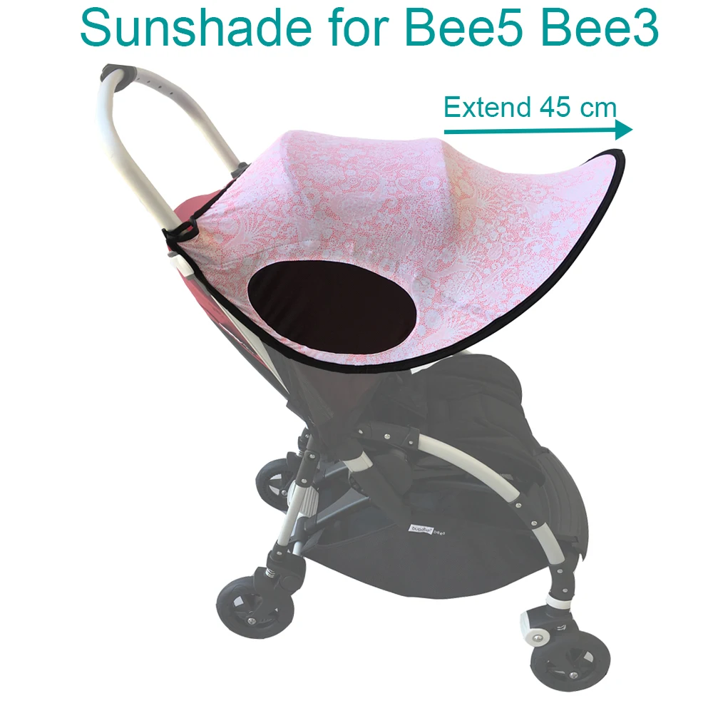Tailor-made Baby Stroller Accessories Sunshade Sun Visor Canopy UV Cover Extend Sun Shade for Bugaboo Bee5 Bee3