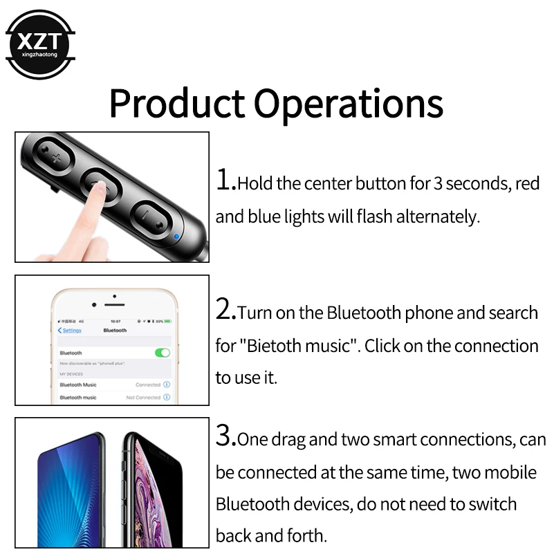 Беспроводные наушники Bluetooth наушники-вкладыши BT 5,0 водонепроницаемые спортивные наушники бас стерео с микрофоном для iPhone Android xiaomi