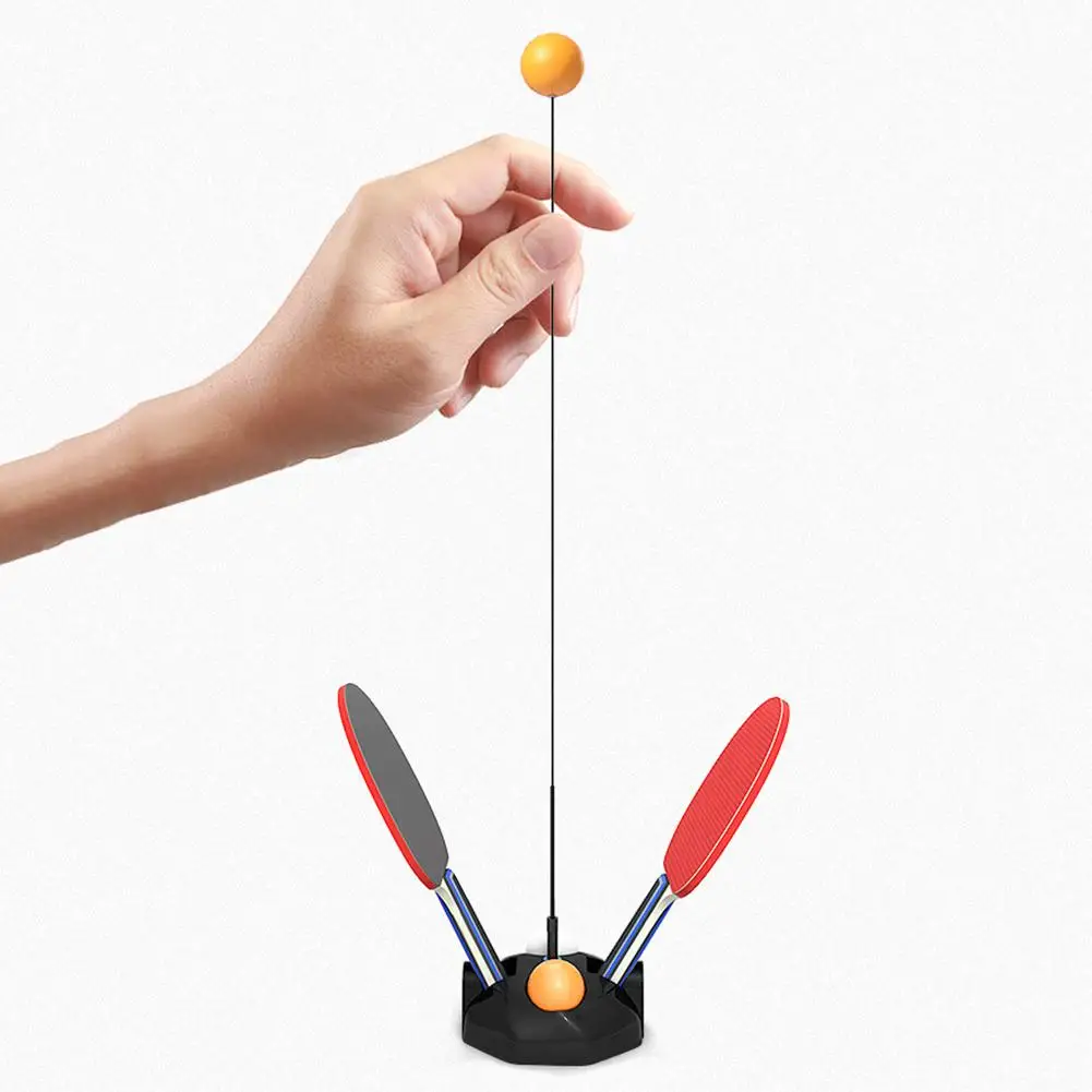 Настольный теннис тренажер подвижный эластичный мягкий вал регулируемая высота