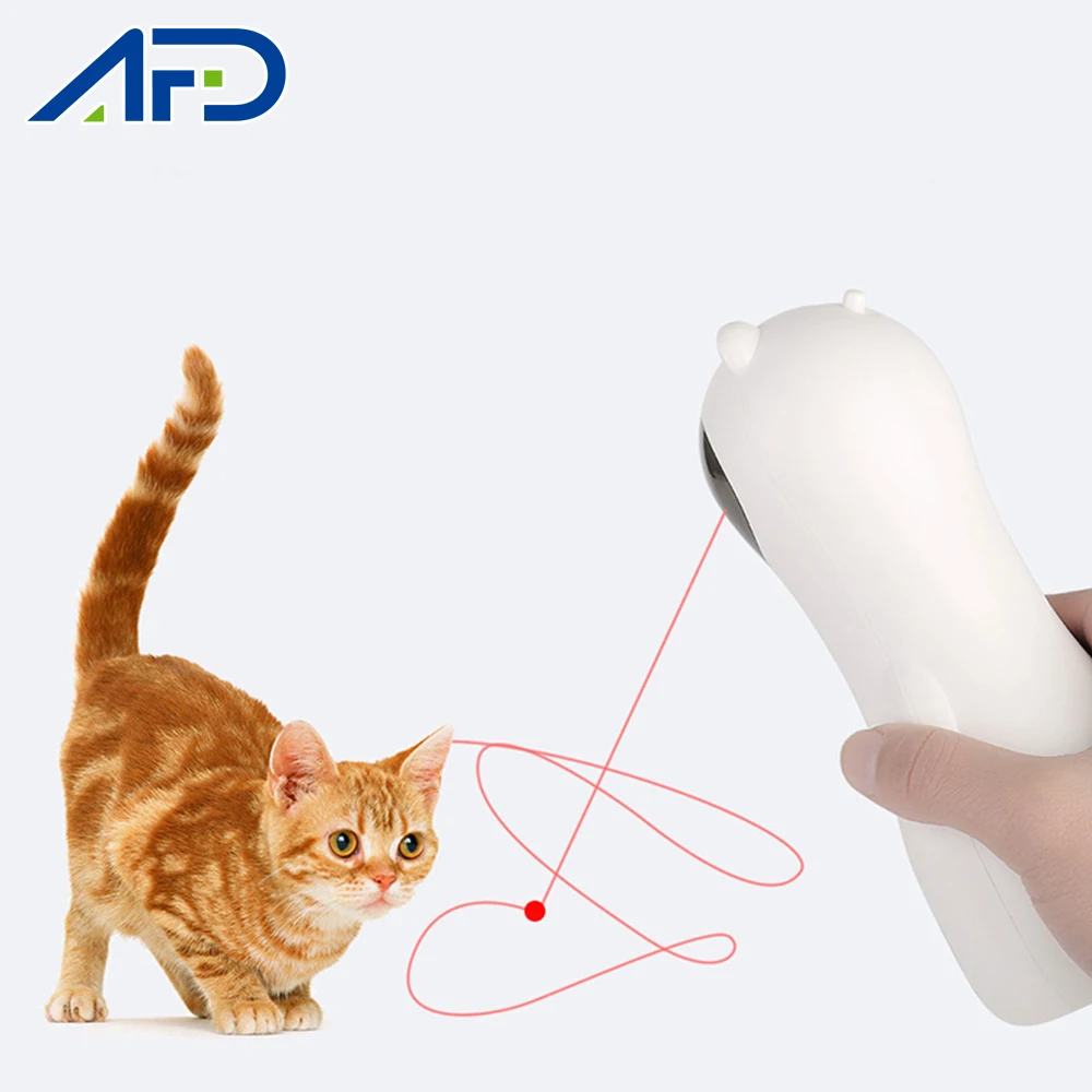 Креативная кошачья интерактивная игрушка Светодиодный лазер Умная