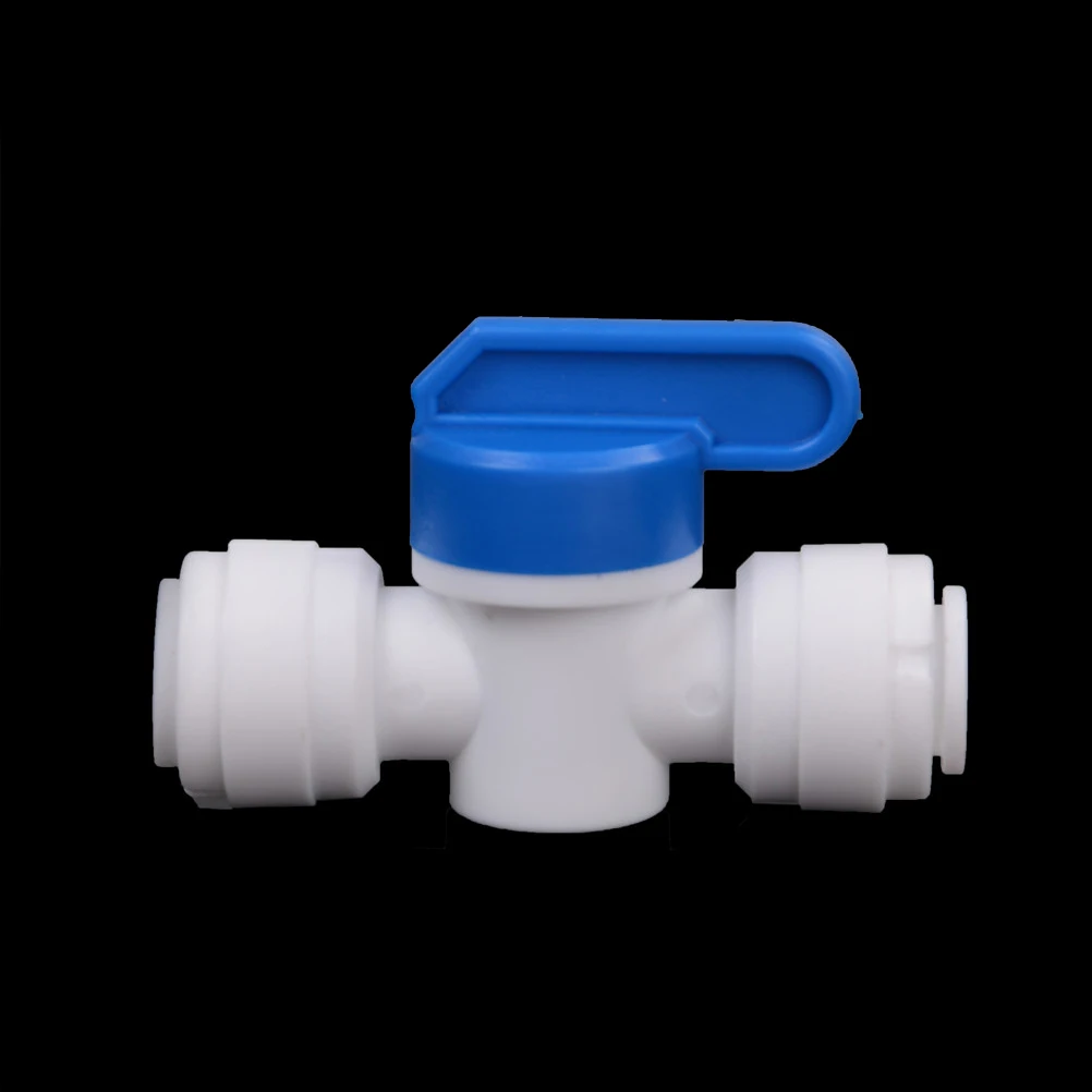 ZLinKJ 1/4 "-1/4" PE штуцер трубы шланг Быстрый Соединитель Шаровой Клапан Обратный