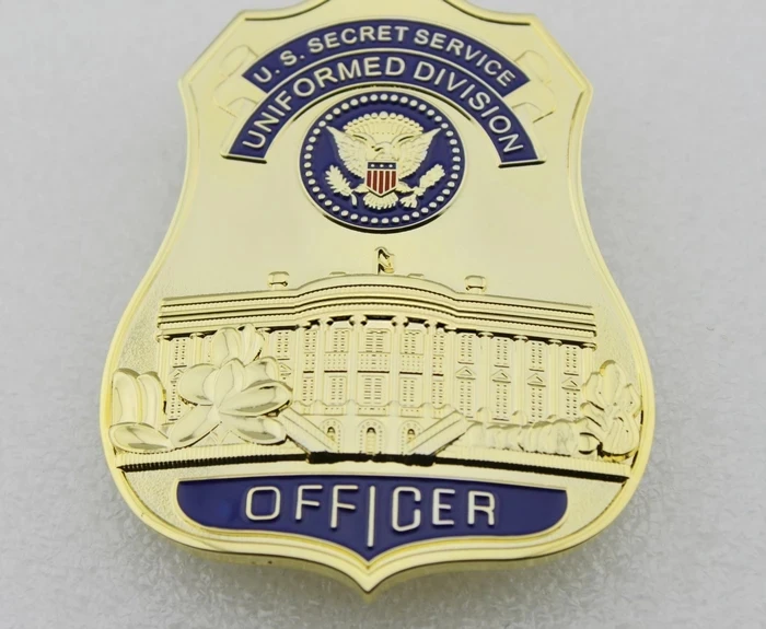Классическая униформа Секретная служба США/офицер USSS копия Фильма Prop Pin Badge