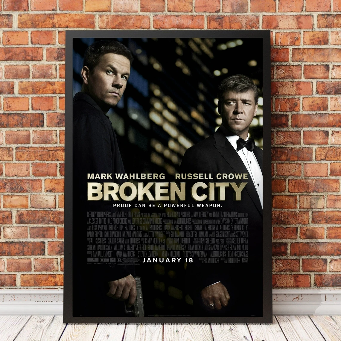

Классический кинопостер Broken City, холст, художественные принты, украшение для дома, настенная живопись (без рамки)