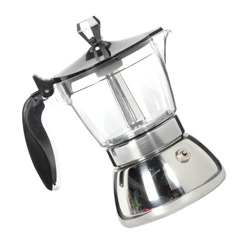 

Large Capacity Coffee Kettle Stainless Steel Moka Pot Espresso Coffee Pot