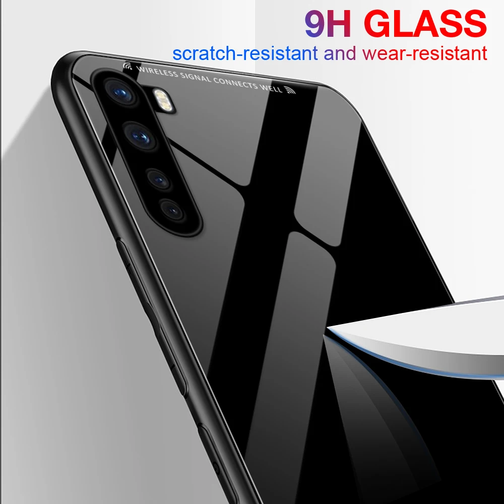 

Luxury Tempered Glass Case For Oneplus 8T 8 7T 7 Pro Nord Hard Plastic Back Phone Cover For One plus 8T 7 7T Nord 5T 6 7 8 pro 8