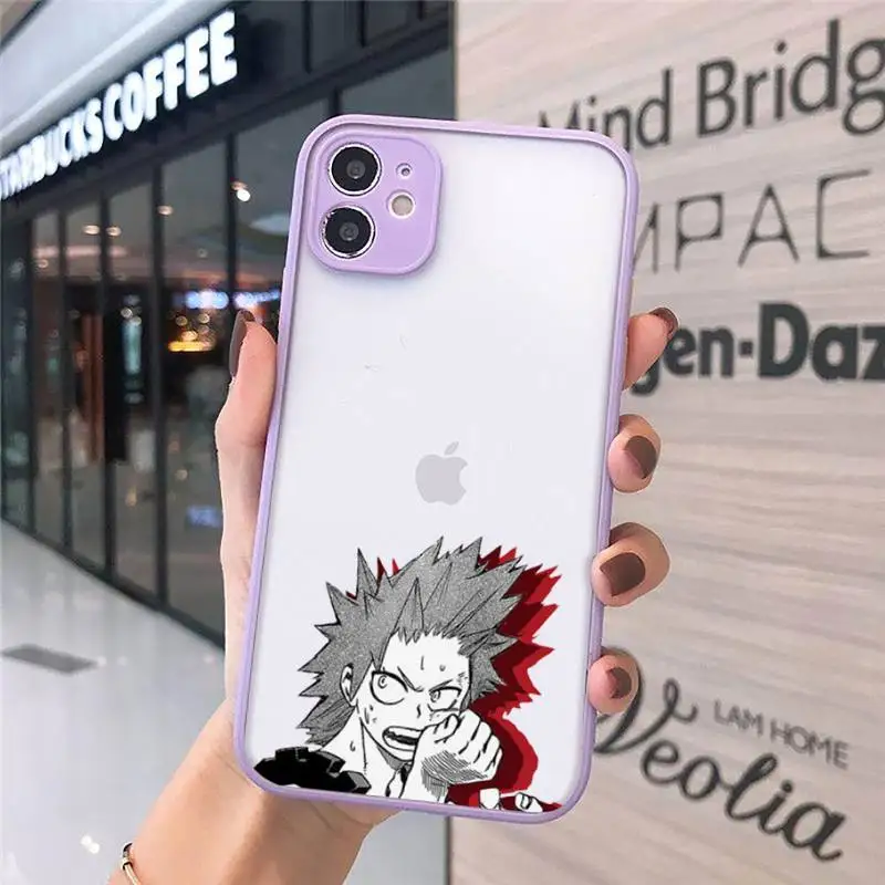 

My Hero Academia Japan anime Phone Cases matte transparent For iphone 7 8 11 12 plus mini x xs xr pro max cover