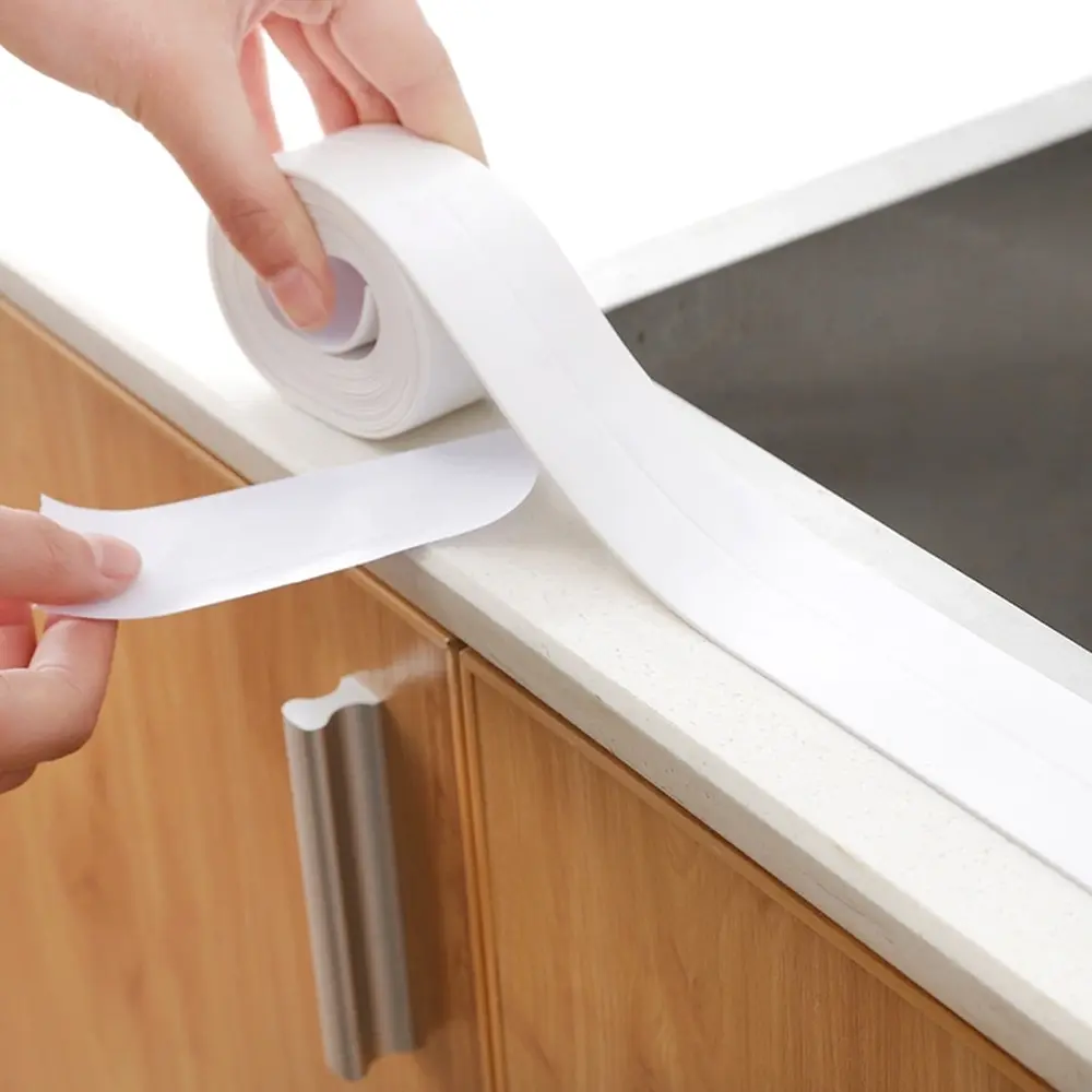 

For Bathroom Kitchen 3.2m Shower Sink Bath Sealing Strip Tape Caulk Strip Self Adhesive Waterproof Wall Sticker Sink Edge Tape