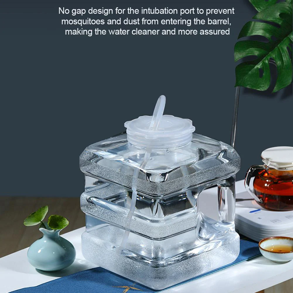 

The food-grade PC Water Storage Bucket for Make Tea Can Be Filled With Boiling Water Storage Bucket Transparent Sports Bottles