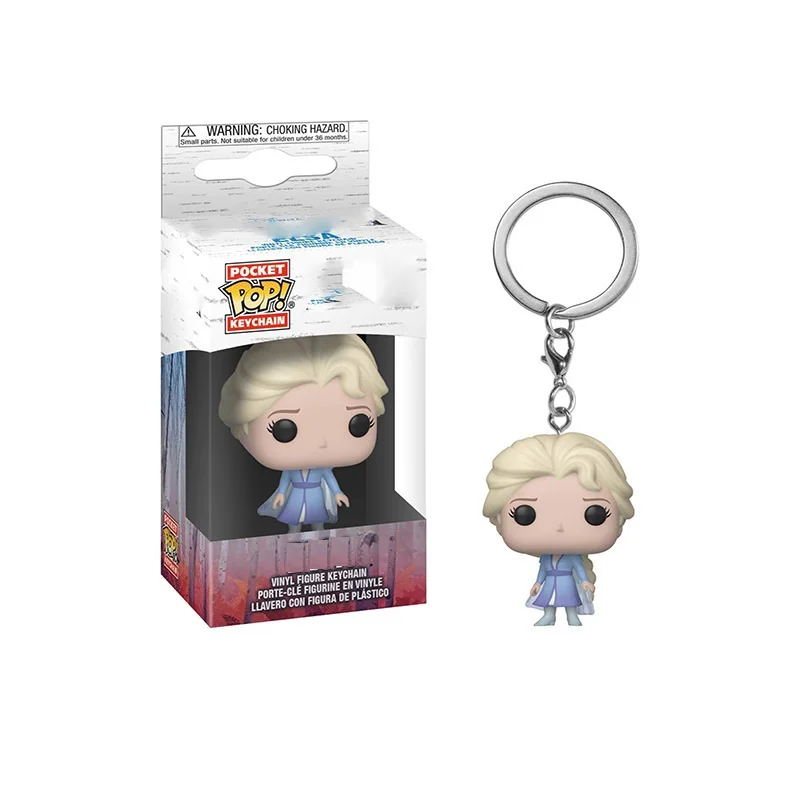 Funko поп ПВХ мультфильм фильм Модель Куклы Фигурки брелки принцесса Анна и Эльза