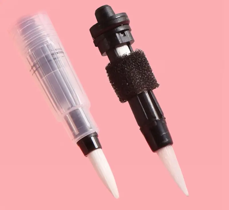 Металлический автоматический карандаш. Дозатор для флюса. Кисть-дозатор с краской. Ручка санитайзер. Дозатор для порошка для стиральной машины атлант.