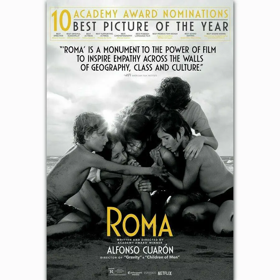 

J0042 Roma Movie Alfonso Cuarón New Film 2018 Love Wall Sticker Silk Poster Art Light Canvas Home Decoration