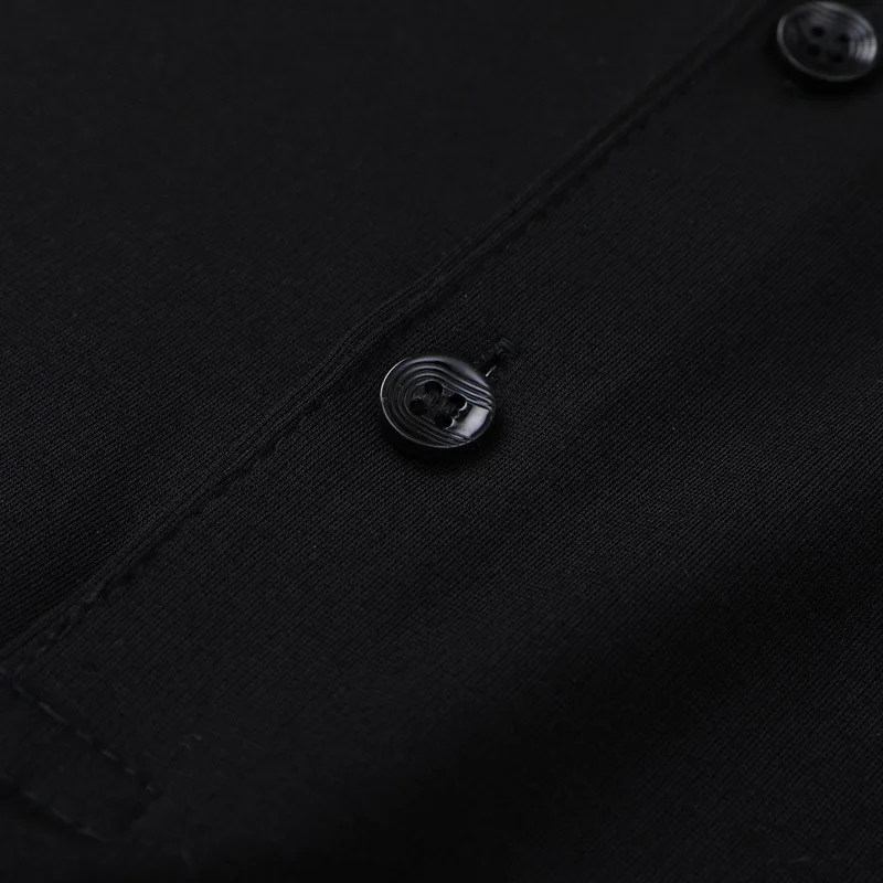 

Spring 2021 new men's extra large lapel long sleeve T-shirt