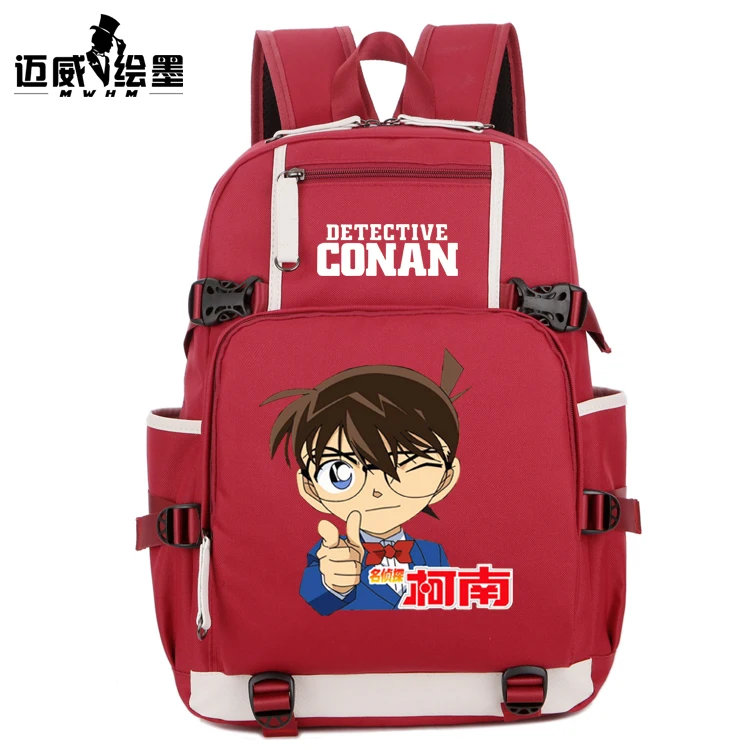 Рюкзак для косплея детектива Конана из мультфильма школьные сумки на плечо