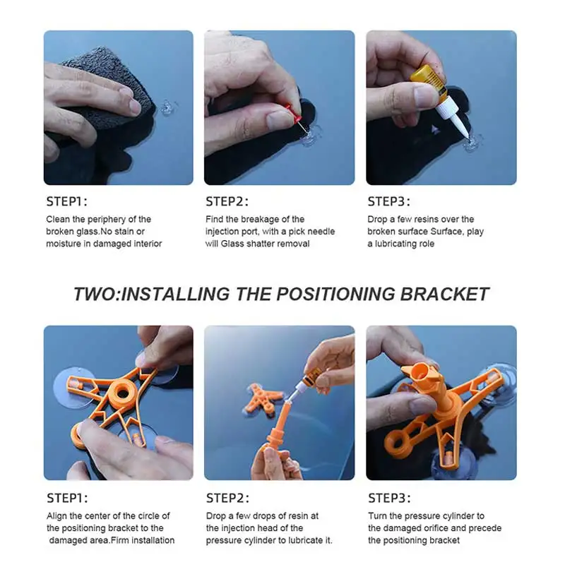 Набор для ремонта лобового стекла автомобиля набор полировки автомобильных