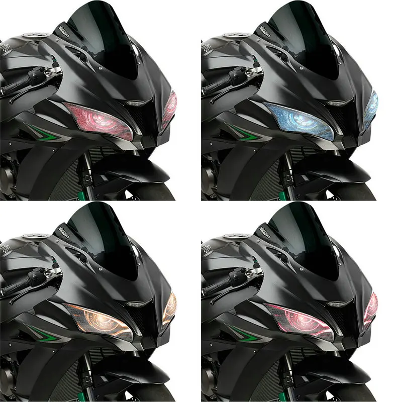 

Для Kawasaki Ninja ZX-10R ZX10R ZX 10R 2016 2017 мотоциклетная 3D наклейка на переднюю фару защитные наклейки Защита