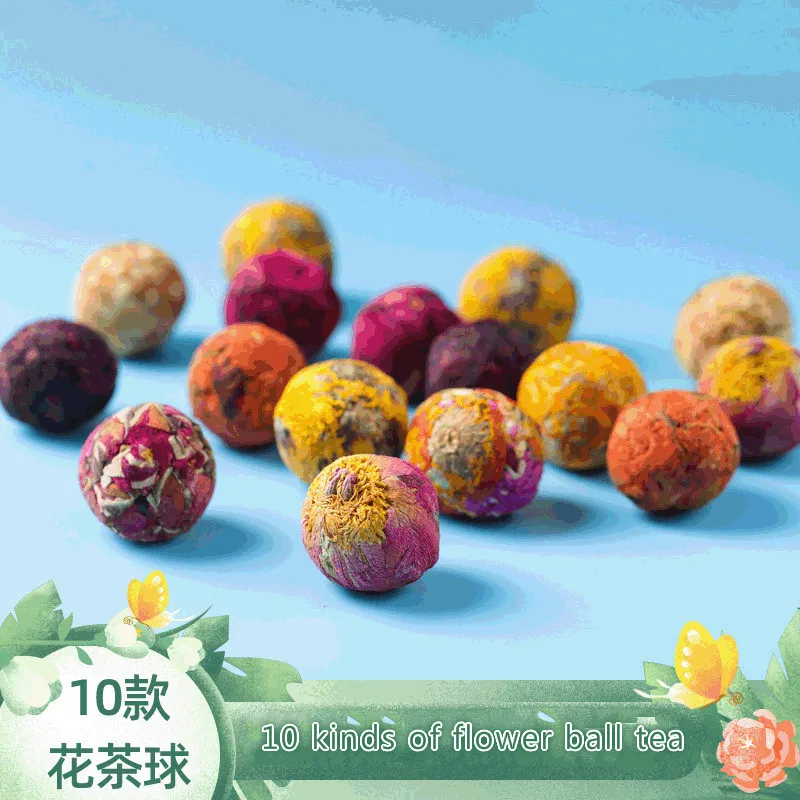 2020 подарочный набор для цветочного чая ручной работы с 10 видами цветочных чайных