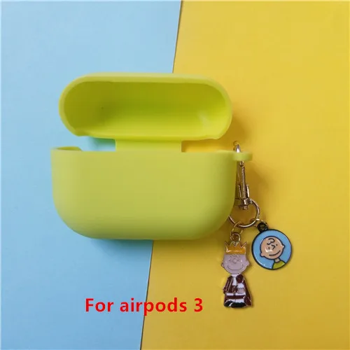 20 Милый силиконовый чехол с подвеской для Apple Airpods Pro Чехол Аксессуары для наушников Bluetooth защитный чехол - Цвет: 20