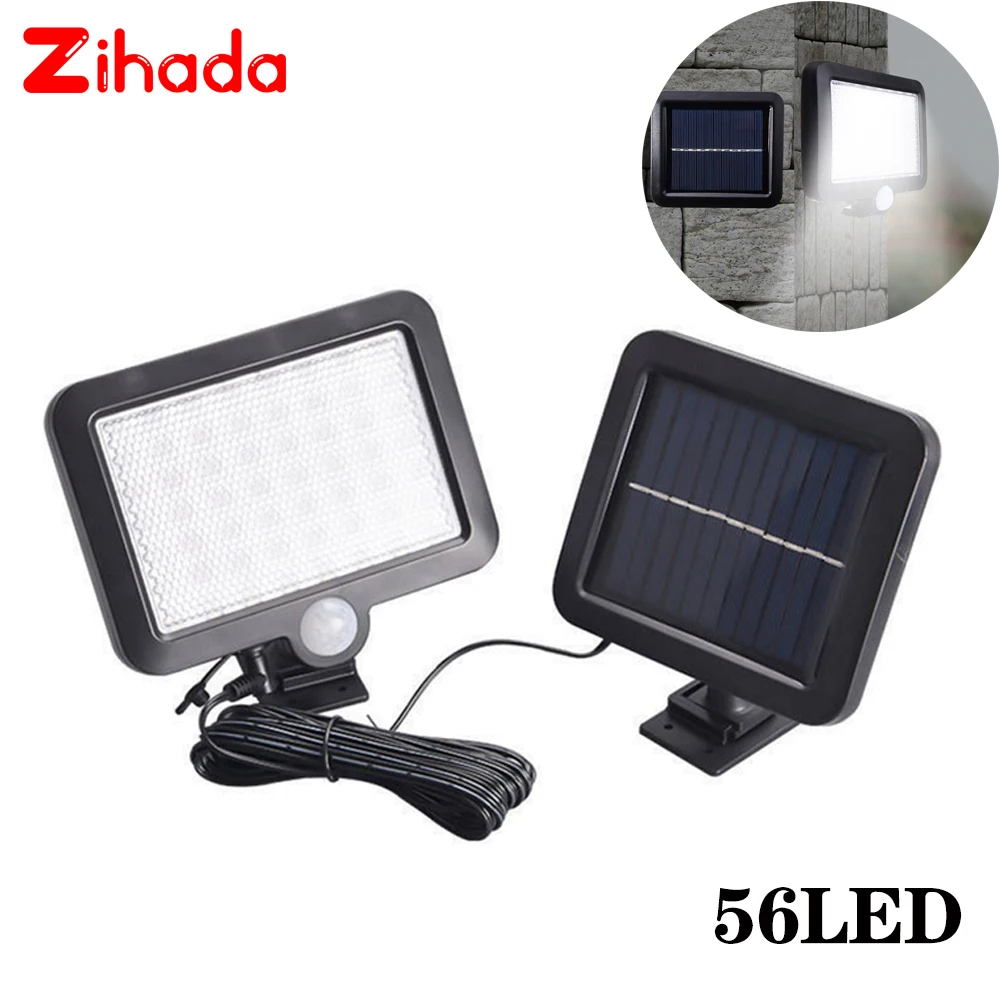 Настенный уличный светильник на солнечной батарее с пассивным ИК датчиком