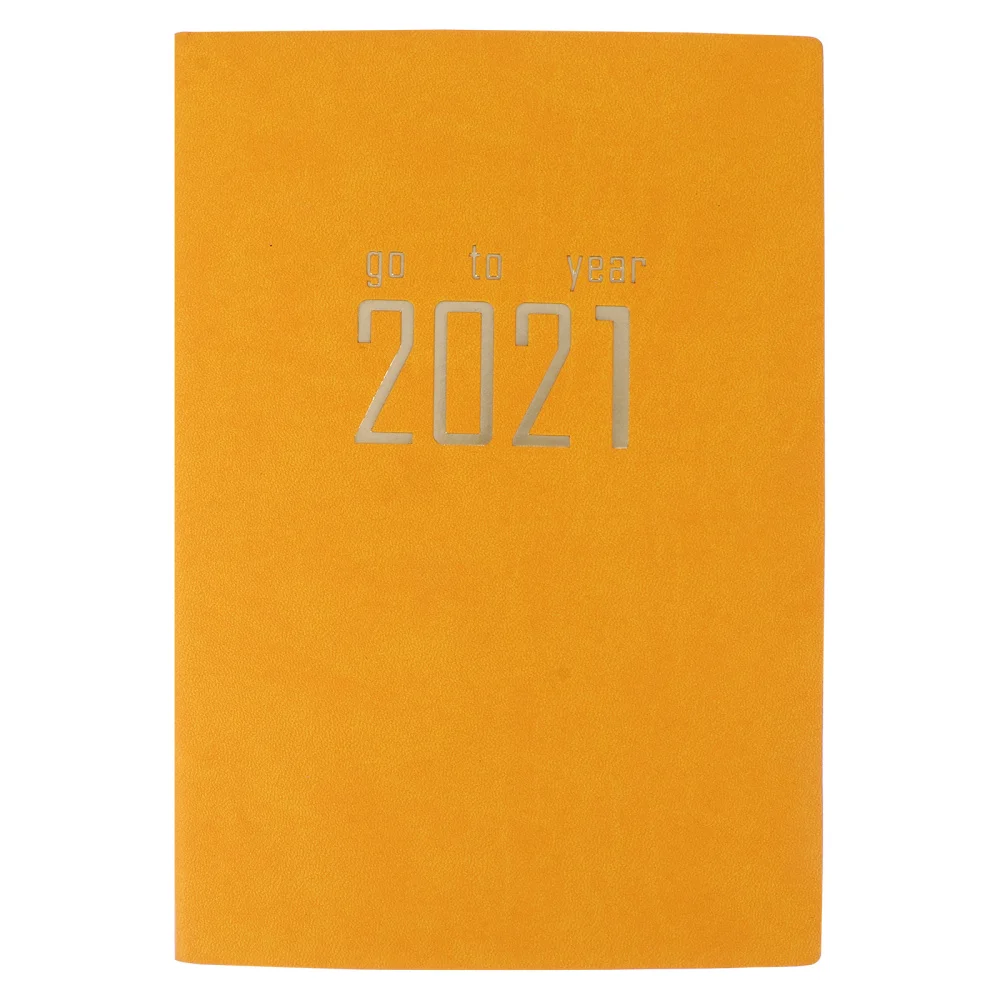 

1pc A5 2021 Schedule Book Daily Planning Handbook Time Management Plan Notebook