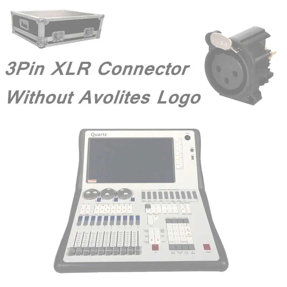 3Pin XLR Connector Tiger touch Titan кварцевый консольный контроллер dmx Core i5 процессор для светодиодный Par движущаяся головка лазерный проектор DJ оборудование - Цвет: 3Pin XLR Connector