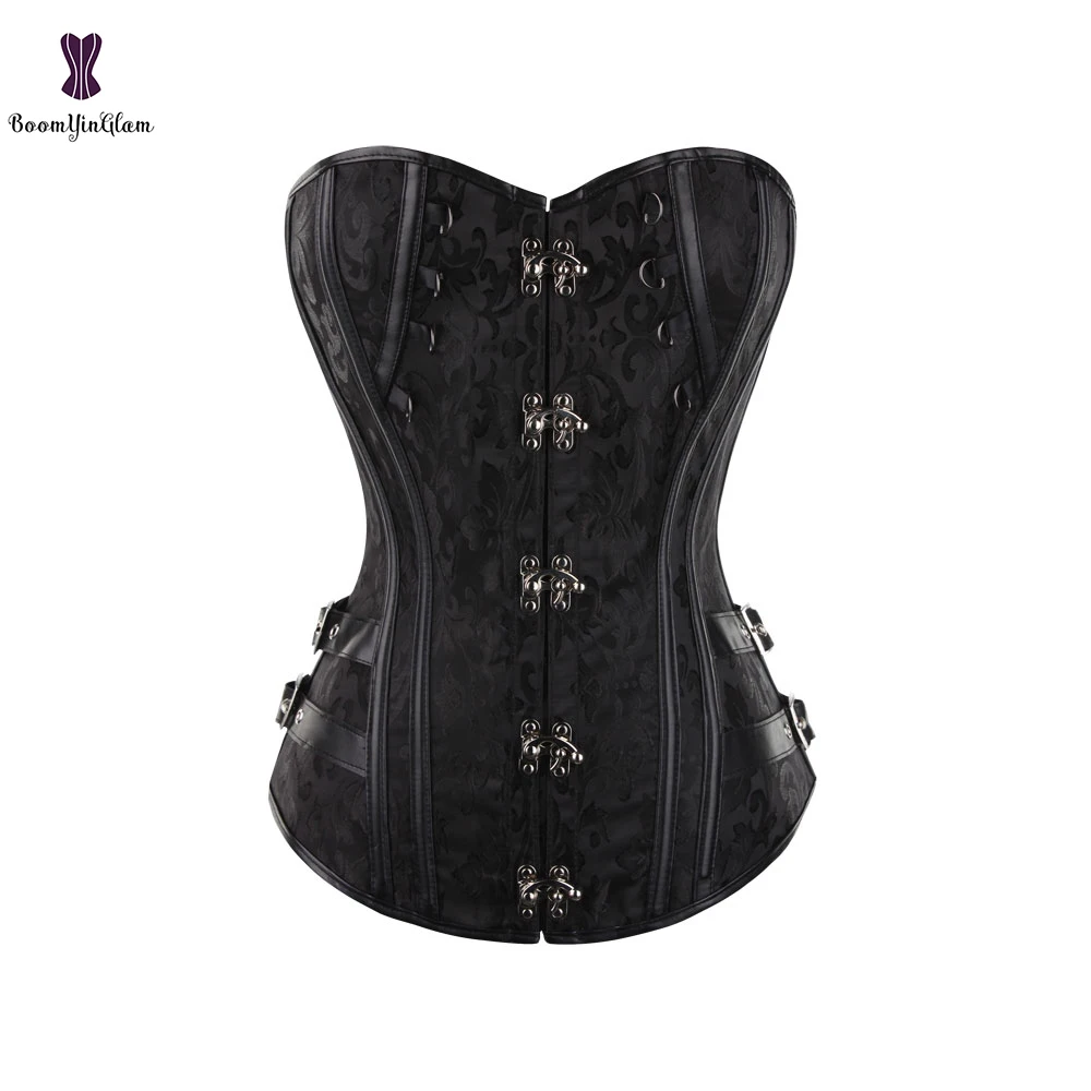 

Корсет с металлическими зажимами, ретро, винтажный, приталенное бюстье