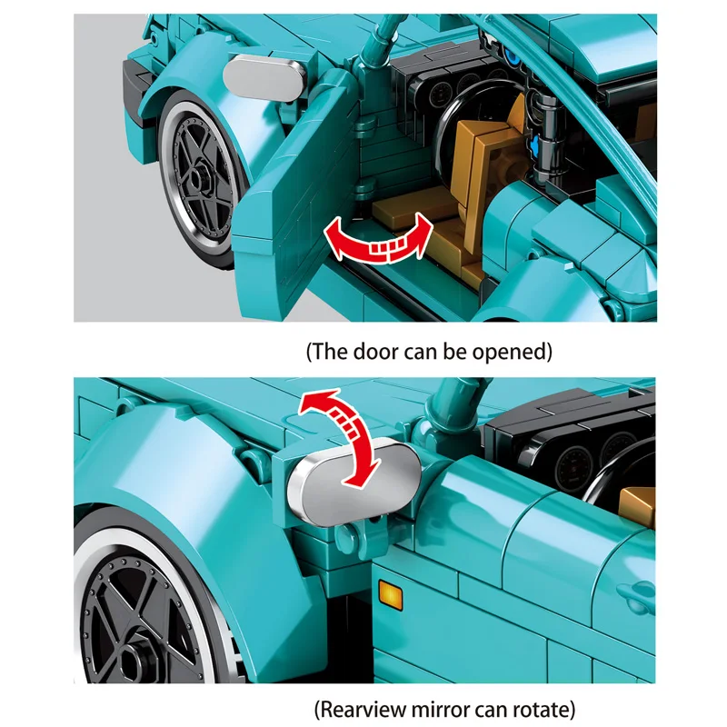 

City High-tech Pull Back Car Toys Building Block Ideas Car Bricks Children Creator Racing Supercar Sets Kids Birthday Toys Gifts