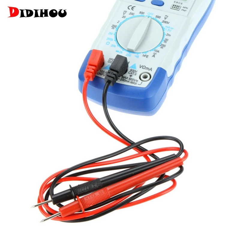 DIDIDHOU XL830L Ручной цифровой мультиметр с ЖК подсветкой Портативный AC/DC Амперметр