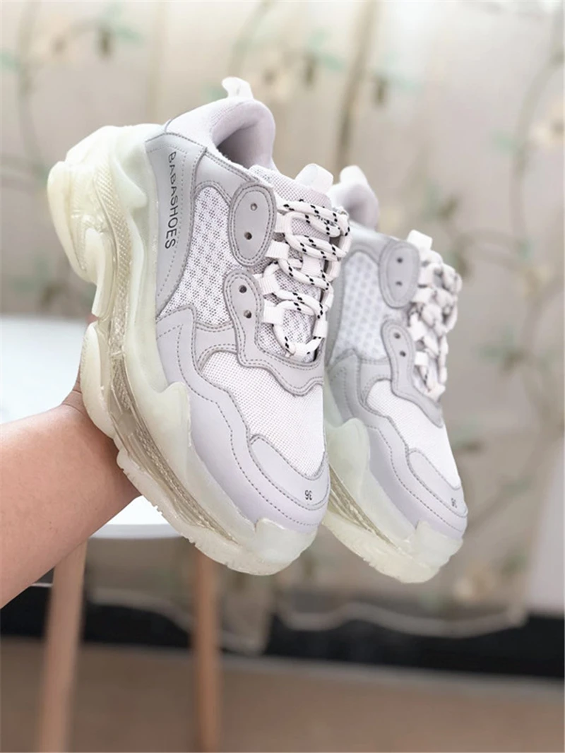 Обувь на платформе; женские брендовые кроссовки на шнуровке; Zapatos De Mujer; женская обувь на плоской подошве; спортивная обувь, увеличивающая рост; кроссовки - Цвет: as pic