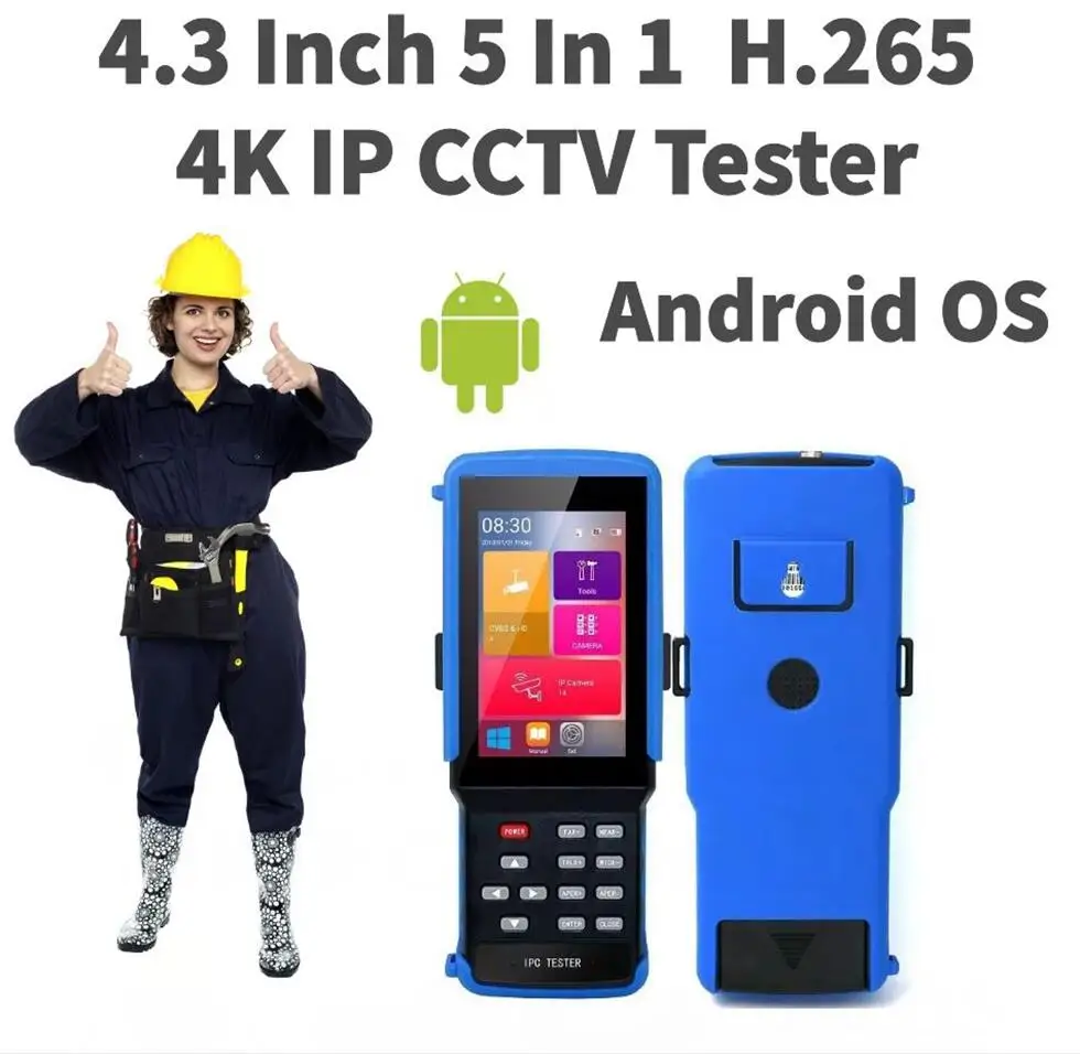 IPC 9310S H.265 4K IP CCTV Тестер Монитор AHD CVI TVI Аналоговый CVBS камеры 8MP 5MP RJ45 TDR WIFI ONVIF 12V3A