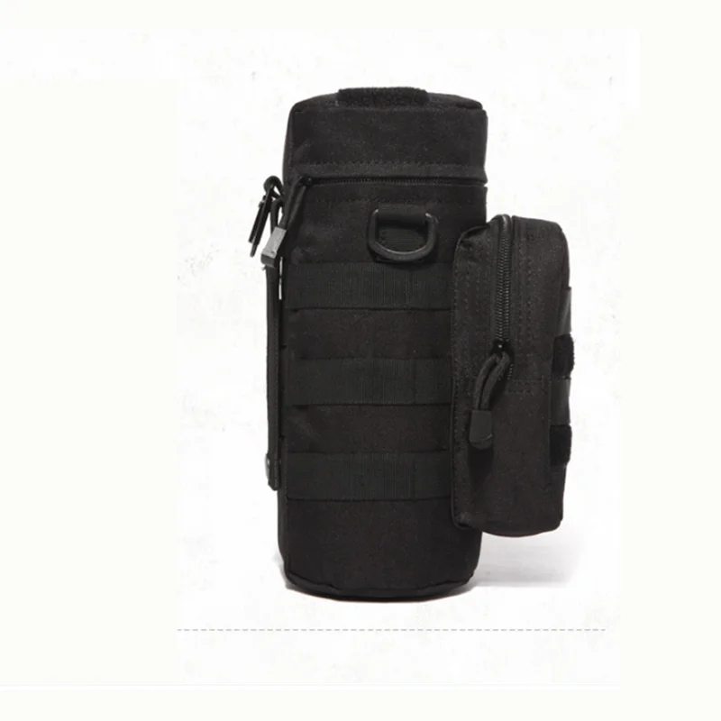 

Large capacity outdoor hiking special water bottle bag Oxford cloth buckle can be cross-body travel camping