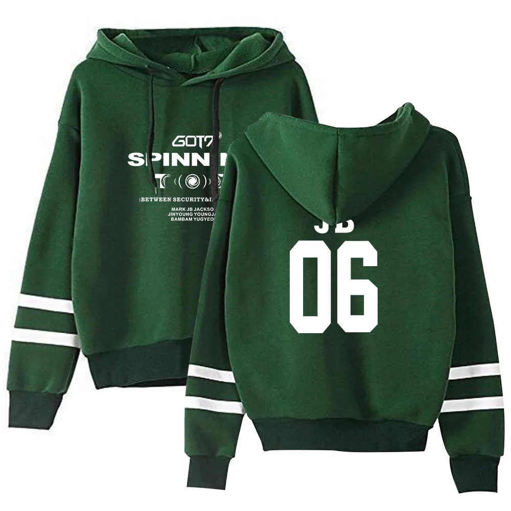 

GOT7 Fashion Printed Hoodies Women/Men Long Sleeve Hooded Sweatshirts 2019 Hot Sale Casual Trendy Streetwear Clothes