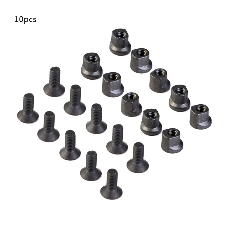 

10Pcs/lot Metal Screw And Nut Replacement Set Fit M-LOK Rail Sections For Hunting Keymod Rail Sections Accessories NEW